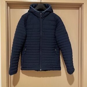 Fisher and Baker Hooded Down Jacket - S